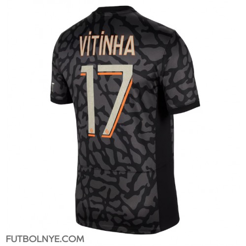 Camiseta Paris Saint-Germain Vitinha Ferreira #17 Tercera Equipación 2023-24 manga corta